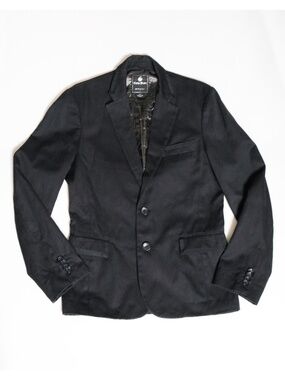 Vintage Y2K GUESS Men's Size S Black Slim Fit Blazer Semi Formal Prom